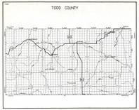Todd County, Parmelee, Rosebud, St. Francis, Lakeview, Cady, Hidden Timber, Kreek, South Dakota State Atlas 1930c